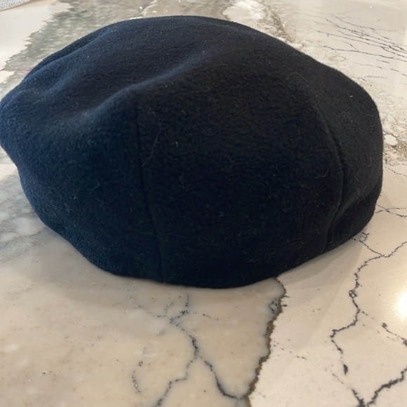 Jos. A. Bank Wool Blend Newsboy Cabbie Cap Hat Black L - Picture 2 of 4